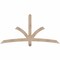 Ekena Millwork Davenport Smooth Timber Gable Bracket, Douglas Fir, 72"W x 36"H x 3 1/2"D x 3 1/2"F, 12/12 Pitch GBW072X36X0404DAV00SDF - alternate 1